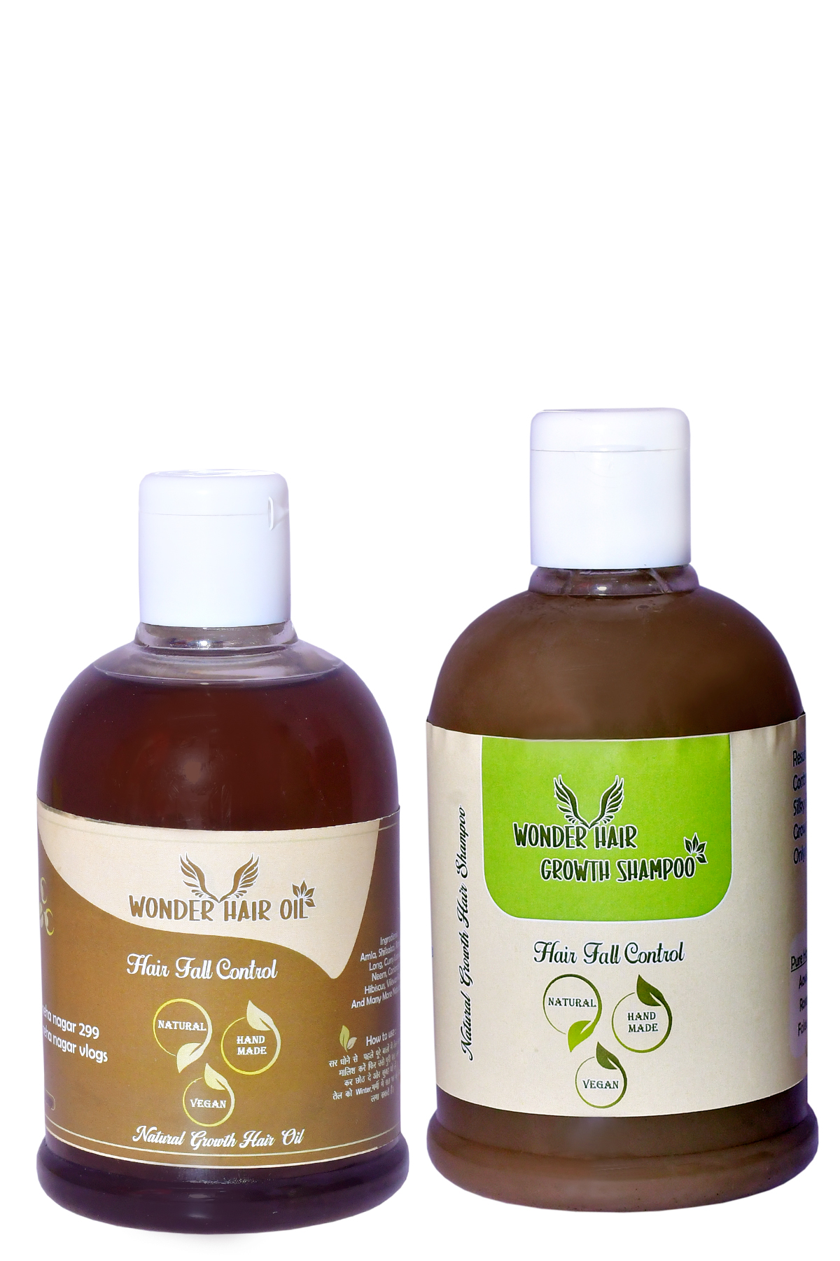 Wonder Hair Care Duo – 300ml Oil & 300ml Shampoo